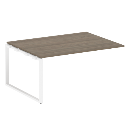 Metal System Проходной элемент перег. стола на О-образном м/к БО.ППРГ-4 Вяз Благородный/Металл Белый 1600*1235*750 Metal System Проходной элемент перег. стола на О-образном м/к БО.ППРГ-4 Вяз Благородный/Металл Белый 1600*1235*750