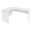 Style Стол криволинейный левый Л.СА-4 (L) Белый 1580*1200*750 Style Стол криволинейный левый Л.СА-4 (L) Белый 1580*1200*750