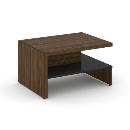 Corner Стол журнальный COR.SJ Орех Лоренцо/Графит 800*600*450 Corner Стол журнальный COR.SJ Орех Лоренцо/Графит 800*600*450