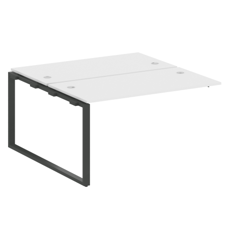 Metal System Проходной элемент рабочей станции на О-образном м/к БО.ПРС-СП-2.3 Белый/Металл Антрацит 1400*1475*750 Metal System Проходной элемент рабочей станции на О-образном м/к БО.ПРС-СП-2.3 Белый/Металл Антрацит 1400*1475*750