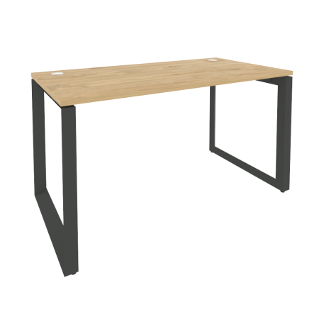 Onix Стол рабочий на О-образном м/к O.MO-SP-3.7 Тиквуд Светлый/Металл Антрацит 1380*720*750