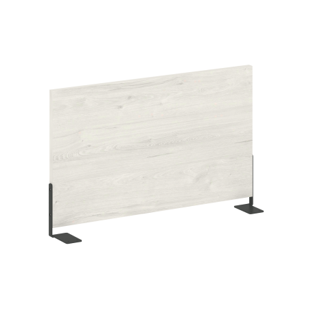 Metal System Экран для стола боковой Б.ЭКР-60 Дуб Наварра/Металл Антрацит 600*348*18