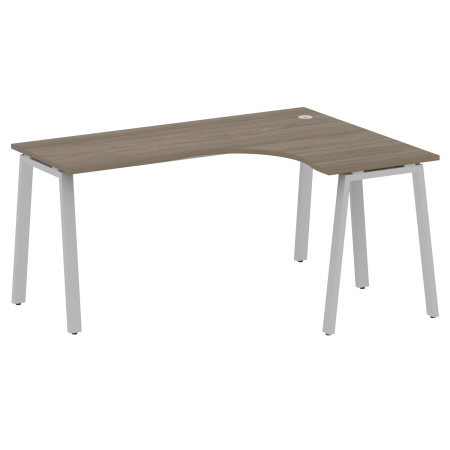 Metal System Стол криволинейный правый на А-образном м/к БА.СА-4 (R) Вяз Благородный/Металл Серый 1600*1200*750 Metal System Стол криволинейный правый на А-образном м/к БА.СА-4 (R) Вяз Благородный/Металл Серый 1600*1200*750