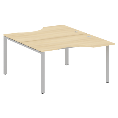 Metal System Рабочая станция криволинейная на П-образном м/к БП.РАС-СА-2.2 Акация Лорка/Металл Серый 1400*1835*750 Metal System Рабочая станция криволинейная на П-образном м/к БП.РАС-СА-2.2 Акация Лорка/Металл Серый 1400*1835*750