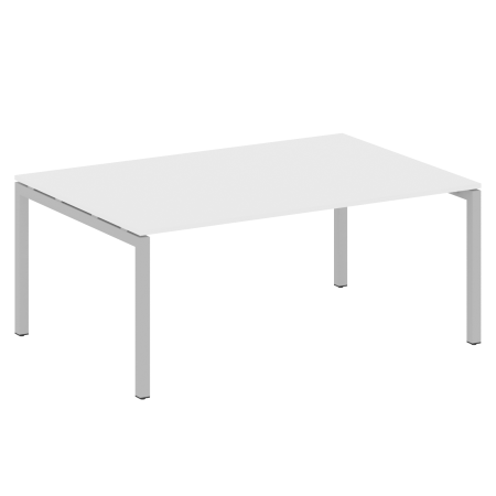 Metal System Quattro Переговорный стол (1 столешница) на П-образном м/к 50БП.ПРГ-1.5 Белый/Металл Серый 1800*1235*750 Metal System Quattro Переговорный стол (1 столешница) на П-образном м/к 50БП.ПРГ-1.5 Белый/Металл Серый 1800*1235*750
