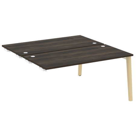 Onix Wood Стол-приставка двойной OW.D.SPR-4.8 Дуб Мали/Дуб Светлый/Металл Белый 1580*1635*750 Onix Wood Стол-приставка двойной OW.D.SPR-4.8 Дуб Мали/Дуб Светлый/Металл Белый 1580*1635*750