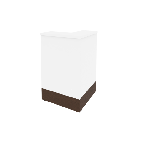 Style Угловой модуль левый Л.УМ-1 (L) Венге Цаво/Белый 736*736*1156