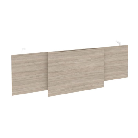 Onix Direct Царга стола руководителя O.M-CSR-4 Дуб Аттик/Металл Белый 1340*450*54