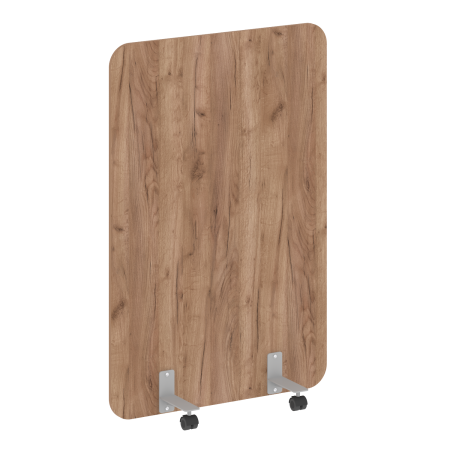 R-line Перегородка на металлических опорах, на роликах DP.R-100-150 Дуб Табак/Металл Серый 1000*18*1500 R-line Перегородка на металлических опорах, на роликах DP.R-100-150 Дуб Табак/Металл Серый 1000*18*1500