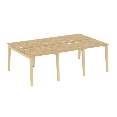 Onix Wood Рабочая станция OW.D.RS-6.0.7 Тиквуд Светлый/Дуб Светлый/Металл Белый 2340*1475*750 Onix Wood Рабочая станция OW.D.RS-6.0.7 Тиквуд Светлый/Дуб Светлый/Металл Белый 2340*1475*750