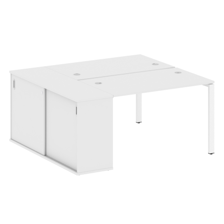 Metal System Рабочая станция с шкафом-купе на П-образном м/к БП.РС-СШК-1.2 Т Белый/Металл Белый 1610*1475*750 Metal System Рабочая станция с шкафом-купе на П-образном м/к БП.РС-СШК-1.2 Т Белый/Металл Белый 1610*1475*750