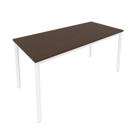 Slim Стол письменный на металлокаркасе С.СП-6 Венге Цаво/Металл Белый 1580*720*750 Slim Стол письменный на металлокаркасе С.СП-6 Венге Цаво/Металл Белый 1580*720*750