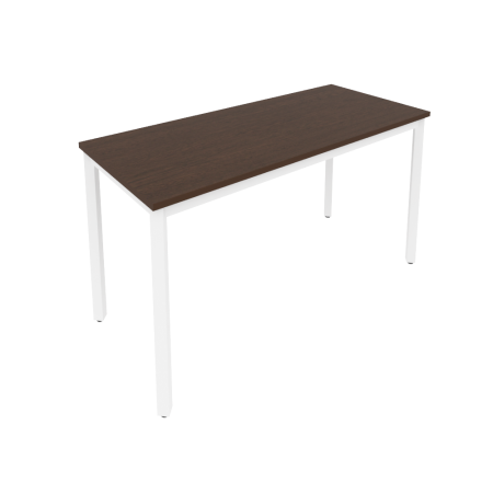 Slim Стол письменный на металлокаркасе С.СП-5.1 Венге Цаво/Металл Белый 1380*600*750 Slim Стол письменный на металлокаркасе С.СП-5.1 Венге Цаво/Металл Белый 1380*600*750