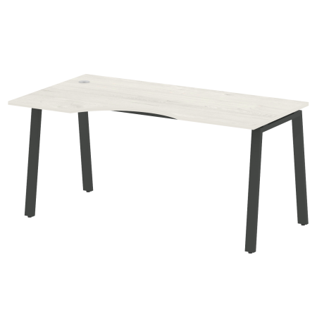 Metal System Стол криволинейный левый на А-образном м/к БА.СА-1 (L) Дуб Наварра/Металл Антрацит 1600*900*750 Metal System Стол криволинейный левый на А-образном м/к БА.СА-1 (L) Дуб Наварра/Металл Антрацит 1600*900*750