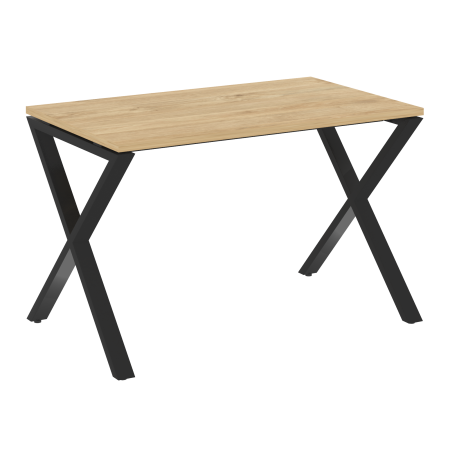 Loft Стол рабочий VR.L-SRX-2.7 Тиквуд Светлый/Металл Черный 1180*720*750