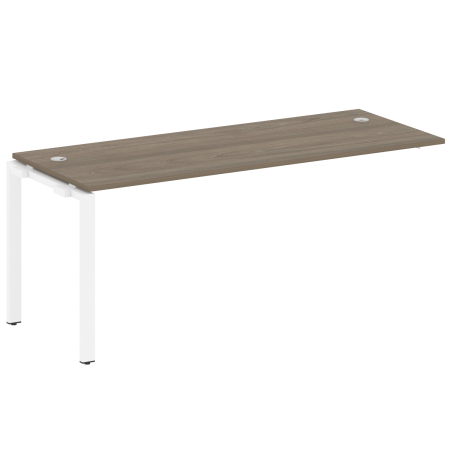 Metal System Проходной элемент рабочей станции на П-образном м/к БП.ПРС-СП-1.5 Вяз Благородный/Металл Белый 1800*720*750 Metal System Проходной элемент рабочей станции на П-образном м/к БП.ПРС-СП-1.5 Вяз Благородный/Металл Белый 1800*720*750