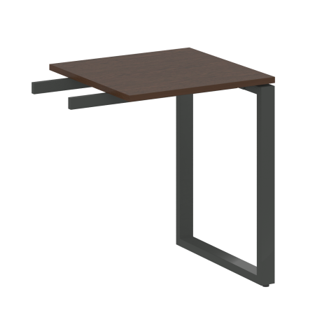 Metal System Приставной элемент на О-образном м/к БО.ПР-1 Венге Цаво/Металл Антрацит 600*600*750 Metal System Приставной элемент на О-образном м/к БО.ПР-1 Венге Цаво/Металл Антрацит 600*600*750