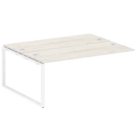 Metal System Проходной элемент рабочей станции на О-образном м/к БО.ПРС-СП-2.5 Дуб Наварра/Металл Белый 1800*1475*750 Metal System Проходной элемент рабочей станции на О-образном м/к БО.ПРС-СП-2.5 Дуб Наварра/Металл Белый 1800*1475*750