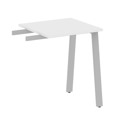 Metal System Приставной элемент на А-образном м/к БА.ПР-1 Белый/Металл Серый 600*600*750 Metal System Приставной элемент на А-образном м/к БА.ПР-1 Белый/Металл Серый 600*600*750