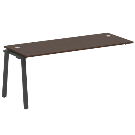 Metal System Проходной элемент рабочей станции на А-образном м/к БА.ПРС-СП-1.5 Венге Цаво/Металл Антрацит 1800*720*750 Metal System Проходной элемент рабочей станции на А-образном м/к БА.ПРС-СП-1.5 Венге Цаво/Металл Антрацит 1800*720*750