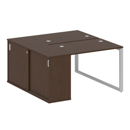 Metal System Рабочая станция с шкафом-купе на О-образном м/к БО.РС-СШК-1.1 Т Венге Цаво/Металл Серый 1410*1475*750 Metal System Рабочая станция с шкафом-купе на О-образном м/к БО.РС-СШК-1.1 Т Венге Цаво/Металл Серый 1410*1475*750