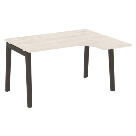 Onix Wood Стол эргономичный правый OW.SA-3 (R) Денвер Светлый/Дуб Темный/Металл Антрацит 1380*1180*750 (800/460)