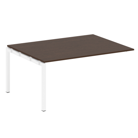 Metal System Quattro Проходной элемент перег. стола на П-образном м/к 50БП.ППРГ-4 Венге Цаво/Металл Белый 1600*1235*750 Metal System Quattro Проходной элемент перег. стола на П-образном м/к 50БП.ППРГ-4 Венге Цаво/Металл Белый 1600*1235*750