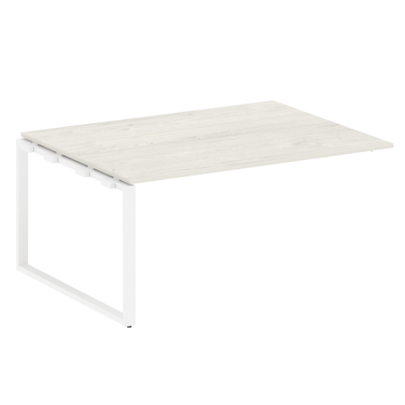 Metal System Проходной элемент перег. стола на О-образном м/к БО.ППРГ-4 Дуб Наварра/Металл Белый 1600*1235*750 Metal System Проходной элемент перег. стола на О-образном м/к БО.ППРГ-4 Дуб Наварра/Металл Белый 1600*1235*750