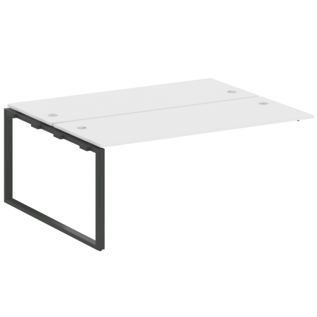 Metal System Проходной элемент рабочей станции на О-образном м/к БО.ПРС-СП-2.5 Белый/Металл Антрацит 1800*1475*750 Metal System Проходной элемент рабочей станции на О-образном м/к БО.ПРС-СП-2.5 Белый/Металл Антрацит 1800*1475*750