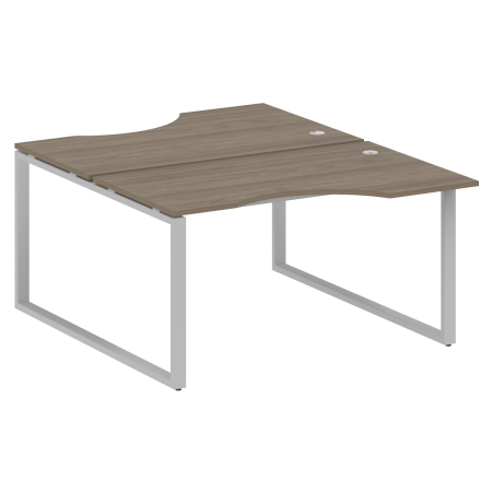 Metal System Рабочая станция криволинейная на О-образном м/к БО.РАС-СА-2.2 Вяз Благородный/Металл Серый 1400*1835*750 Metal System Рабочая станция криволинейная на О-образном м/к БО.РАС-СА-2.2 Вяз Благородный/Металл Серый 1400*1835*750