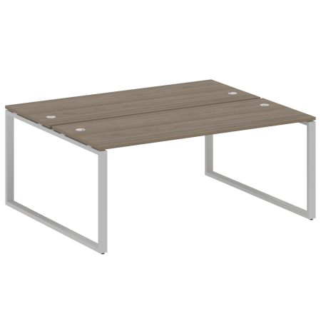 Metal System Рабочая станция на О-образном м/к БО.РАС-СП-2.5 Вяз Благородный/Металл Серый 1800*1475*750 Metal System Рабочая станция на О-образном м/к БО.РАС-СП-2.5 Вяз Благородный/Металл Серый 1800*1475*750