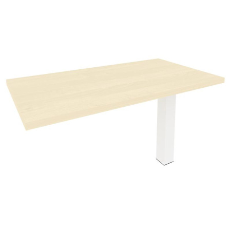 First Брифинг-приставка KB-5 Клен/Металл Белый 1300*700*765 First Брифинг-приставка KB-5 Клен/Металл Белый 1300*700*765