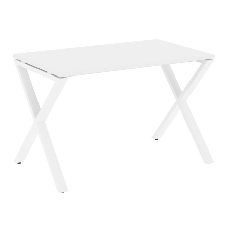 Loft Стол рабочий VR.L-SRX-2.7 Белый Бриллиант/Металл Белый 1180*720*750