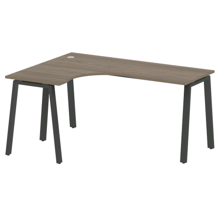 Metal System Стол криволинейный левый на А-образном м/к БА.СА-4 (L) Вяз Благородный/Металл Антрацит 1600*1200*750 Metal System Стол криволинейный левый на А-образном м/к БА.СА-4 (L) Вяз Благородный/Металл Антрацит 1600*1200*750