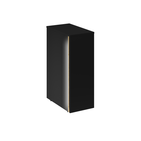 Onix Тумба с подсветкой 4 ящика завершающая, правая O.R-TV-4.S (R) Тиквуд Светлый/Антрацит 436*767*1185