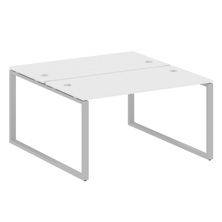 Metal System Рабочая станция на О-образном м/к БО.РАС-СП-2.3 Белый/Металл Серый 1400*1475*750 Metal System Рабочая станция на О-образном м/к БО.РАС-СП-2.3 Белый/Металл Серый 1400*1475*750