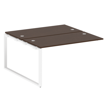 Metal System Проходной элемент рабочей станции на О-образном м/к БО.ПРС-СП-2.3 Венге Цаво/Металл Белый 1400*1475*750 Metal System Проходной элемент рабочей станции на О-образном м/к БО.ПРС-СП-2.3 Венге Цаво/Металл Белый 1400*1475*750