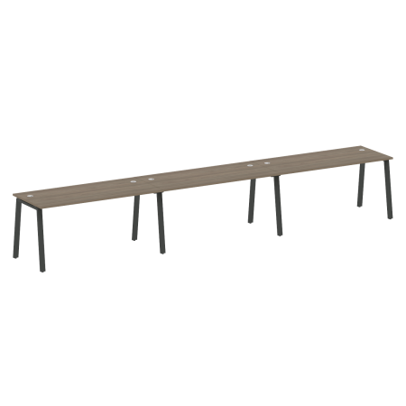 Metal System Рабочая станция на 3 места на А-образном м/к БА.СМ-3.4 Вяз Благородный/Металл Антрацит 4800*720*750 Metal System Рабочая станция на 3 места на А-образном м/к БА.СМ-3.4 Вяз Благородный/Металл Антрацит 4800*720*750