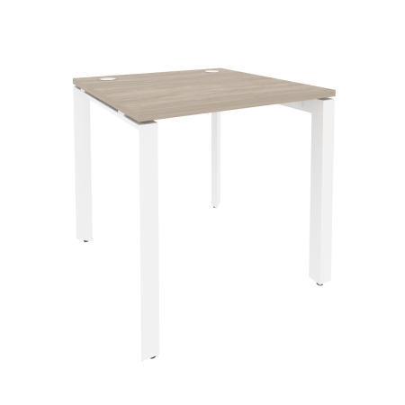 Onix Стол рабочий на П-образном м/к O.MP-SP-0.8 Дуб Аттик/Металл Белый 780*800*750 Onix Стол рабочий на П-образном м/к O.MP-SP-0.8 Дуб Аттик/Металл Белый 780*800*750