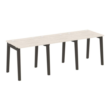 Onix Wood Рабочая станция OW.RS-3.0.7 Денвер Светлый/Дуб Темный/Металл Антрацит 2340*720*750 Onix Wood Рабочая станция OW.RS-3.0.7 Денвер Светлый/Дуб Темный/Металл Антрацит 2340*720*750