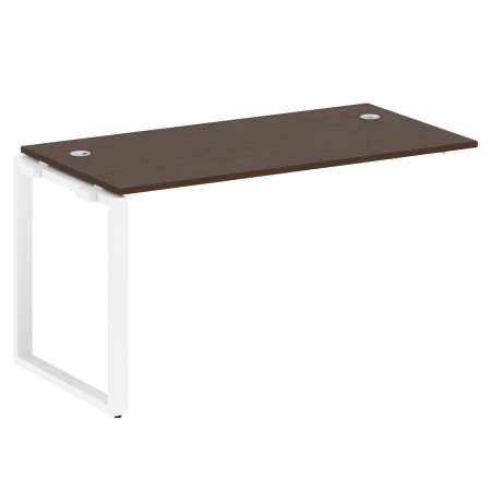 Metal System Проходной элемент рабочей станции на О-образном м/к БО.ПРС-СП-1.3 Венге Цаво/Металл Белый 1400*720*750 Metal System Проходной элемент рабочей станции на О-образном м/к БО.ПРС-СП-1.3 Венге Цаво/Металл Белый 1400*720*750