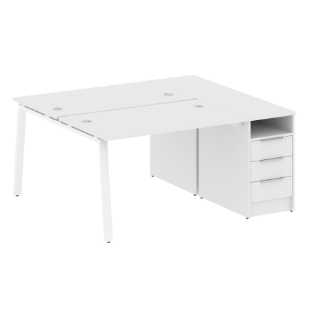 Metal System Рабочая станция с тумбой на А-образном м/к БА.РС-СТП-2.2 Белый/Металл Белый 1612*1475*750 Metal System Рабочая станция с тумбой на А-образном м/к БА.РС-СТП-2.2 Белый/Металл Белый 1612*1475*750