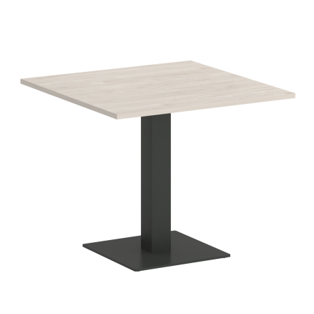 Home Office Стол квадратный VR.SP-5-90.2 Денвер Светлый/Металл Антрацит 900*900*753 Home Office Стол квадратный VR.SP-5-90.2 Денвер Светлый/Металл Антрацит 900*900*753