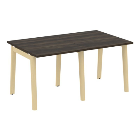 Onix Wood Стол переговорный (2 столешницы) OW.PRG-2.0 Дуб Мали/Дуб Светлый/Металл Белый 1560*980*750 Onix Wood Стол переговорный (2 столешницы) OW.PRG-2.0 Дуб Мали/Дуб Светлый/Металл Белый 1560*980*750