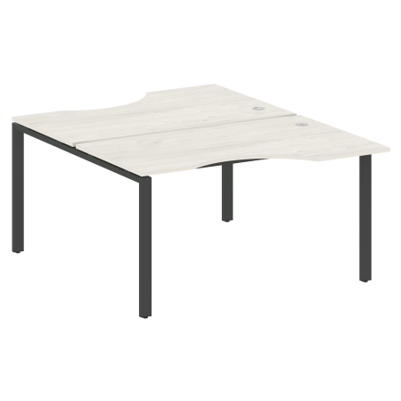 Metal System Рабочая станция криволинейная на П-образном м/к БП.РАС-СА-2.2 Дуб Наварра/Металл Антрацит 1400*1835*750 Metal System Рабочая станция криволинейная на П-образном м/к БП.РАС-СА-2.2 Дуб Наварра/Металл Антрацит 1400*1835*750