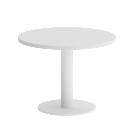 Home Office Стол журнальный круглый VR.SP-5-60.1G Белый Бриллиант/Металл Белый 600*600*453 Home Office Стол журнальный круглый VR.SP-5-60.1G Белый Бриллиант/Металл Белый 600*600*453