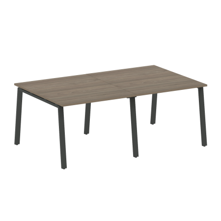 Metal System Переговорный стол (2 столешницы) на А-образном м/к БА.ПРГ-2.1 Вяз Благородный/Металл Антрацит 2000*1235*750 Metal System Переговорный стол (2 столешницы) на А-образном м/к БА.ПРГ-2.1 Вяз Благородный/Металл Антрацит 2000*1235*750