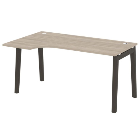 Onix Wood Стол эргономичный левый OW.SA-1 (L) Дуб Аттик/Дуб Темный/Металл Антрацит 1580*980*750 (720/460)