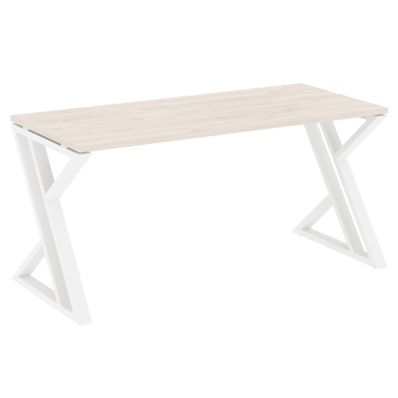 Loft Стол рабочий VR.L-SRZ-4.7 Денвер Светлый/Металл Белый 1580*720*750