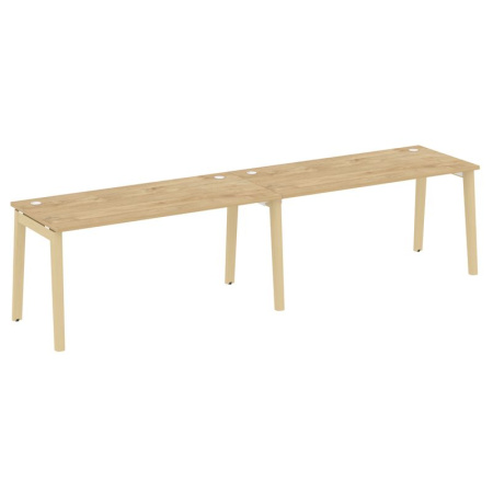 Onix Wood Рабочая станция OW.RS-2.4.7 Тиквуд Светлый/Дуб Светлый/Металл Белый 3160*720*750 Onix Wood Рабочая станция OW.RS-2.4.7 Тиквуд Светлый/Дуб Светлый/Металл Белый 3160*720*750